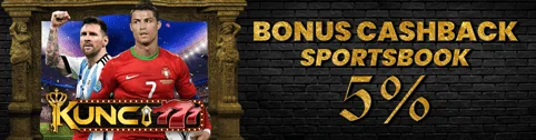BONUS CASHBACK SPORTBOOK 5%